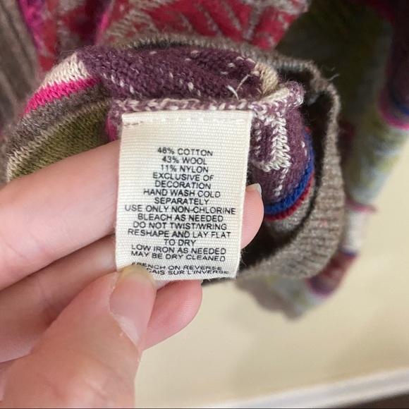 Anthropologie Moth Reversed Weave Zip Up Hoodie - Picture 6 of 6